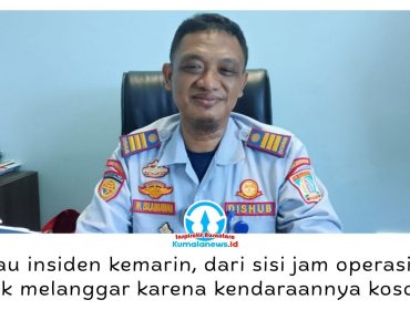 Kepala Seksi Pengendalian dan Operasional (Kasi Dalops) Dinas Perhubungan (Dishub) Kota Balikpapan, M. Islamiawan, menjelaskan rencana penyusunan Peraturan Wali Kota (Perwali) untuk memperketat pengaturan operasional kendaraan angkutan barang di Kota Balikpapan. Foto: M Hilmansyah.