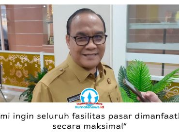 Wakil Wali Kota Balikpapan, Dr. Ir. H. Bagus Susetyo, M.M., menegaskan penataan Pasar Pandansari dilakukan untuk mengurai kemacetan serta mewujudkan kawasan perdagangan yang lebih tertib, nyaman, dan representatif. Foto: M Hilmansyah.