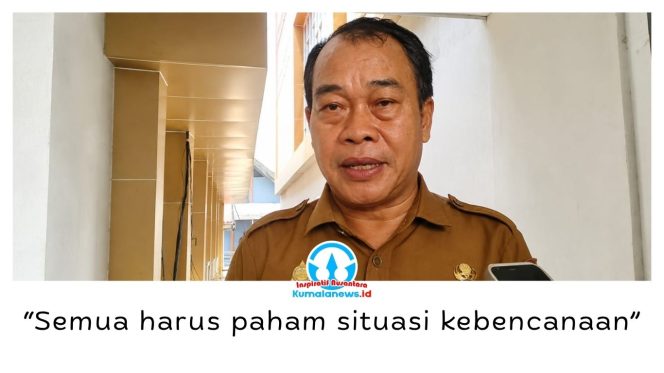 
 Kepala Pelaksana BPBD Kota Samarinda, Suwarso, mengatakan pembahasan Raperda Penanggulangan Bencana merupakan tindak lanjut public hearing. Berbagai masukan dari BPBD, Dinas PUPR, Bagian Hukum, Dinas Perkim, dan OPD terkait menjadi bahan penyempurnaan regulasi. Foto: Yana Ashari.