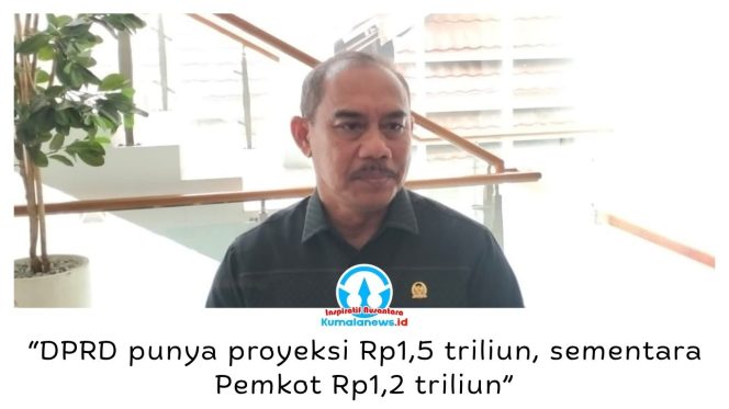
 Wakil Ketua II DPRD Kota Samarinda, Ahmad Vananzda, menyebut terdapat perbedaan proyeksi PAD 2027. DPRD mendorong target Rp1,5 triliun, sementara Pemkot Samarinda memproyeksikan sekitar Rp1,2 triliun. Foto: Yana Ashari.