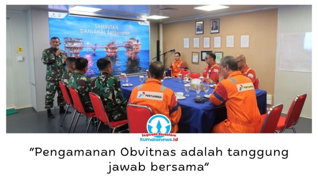 TNI Angkatan Laut menegaskan komitmennya memperkuat pengamanan fasilitas operasi lepas pantai di Wilayah Kerja (WK) Mahakam melalui koordinasi, patroli, dan langkah pencegahan guna mengantisipasi potensi gangguan. Foto: PHM – PHI.