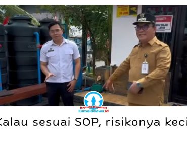 Wakil Wali Kota Balikpapan, Dr. Ir. Bagus Susetyo, MM., meninjau SPPG Sepinggan 7 di Jalan Berlian XII, Kelurahan Sepinggan, Selasa (11/8/2026), untuk memastikan keamanan pangan serta penerapan standar operasional dan pengelolaan lingkungan berjalan sesuai ketentuan. Foto: M Hilmansyah.