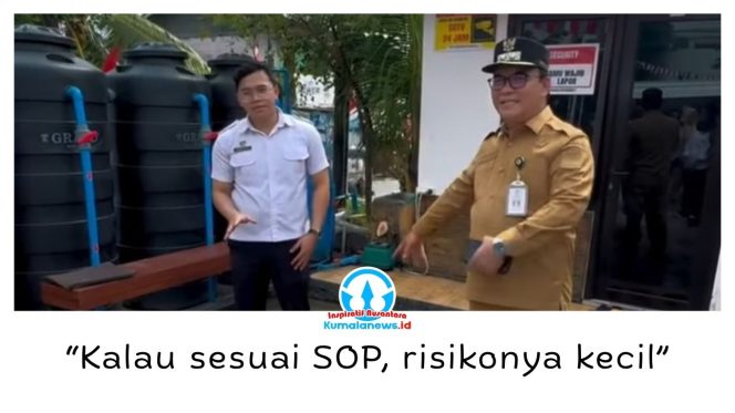 
 Wakil Wali Kota Balikpapan, Dr. Ir. Bagus Susetyo, MM., meninjau SPPG Sepinggan 7 di Jalan Berlian XII, Kelurahan Sepinggan, Selasa (11/8/2026), untuk memastikan keamanan pangan serta penerapan standar operasional dan pengelolaan lingkungan berjalan sesuai ketentuan. Foto: M Hilmansyah.