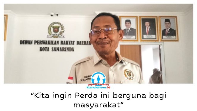 
 Ketua Bapemperda DPRD Kota Samarinda, Kamaruddin, mengatakan pembahasan Raperda Pengelolaan Pemakaman Umum telah memasuki tahap kedua. Berbagai masukan dari DPRD dan perangkat daerah dihimpun untuk menyempurnakan regulasi sebelum difinalisasi. Foto: Yana Ashari.