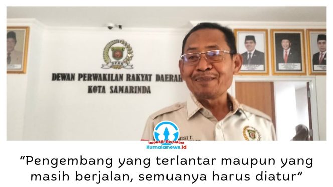 
 Ketua Bapemperda DPRD Kota Samarinda, Kamaruddin, mengatakan Raperda tersebut diperlukan untuk memberikan kepastian hukum dalam proses serah terima PSU, terutama pada kawasan perumahan yang telah berkembang dan memiliki kepadatan penduduk tinggi. Foto: Yana Ashari.