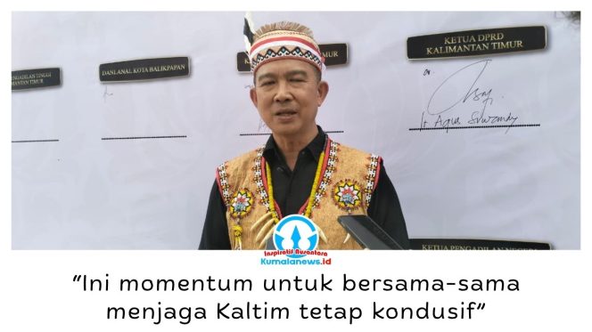 
 Ketua Umum Dewan Adat Dayak (DAD) Kalimantan Timur, Viktor Yuan, mengajak seluruh elemen masyarakat memperkuat sinergi untuk menjaga persatuan, keamanan, dan kondusivitas di Kalimantan Timur. Foto: Yana Ashari.