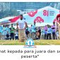 Rangkaian Pekan Olahraga dan Seni Nusantara (Porsentara) 2026 yang berlangsung 27 Juli–13 Agustus resmi berakhir di Ibu Kota Nusantara. Kegiatan yang diikuti ratusan kontingen tersebut menjadi bagian dari rangkaian menyambut HUT ke-81 Kemerdekaan RI. Foto: Humas Otorita IKN.