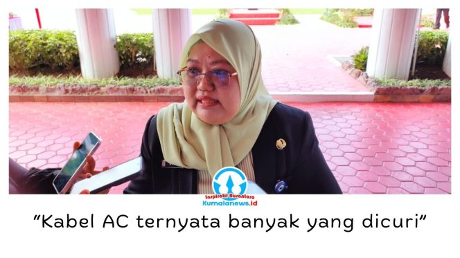 
 Kepala Dinas PU Kota Balikpapan, Rita, menjelaskan Gedung DPRD Balikpapan secara fisik telah rampung, namun sejumlah fasilitas masih dalam tahap pemeliharaan sehingga belum sepenuhnya siap digunakan secara optimal. Foto: M Hilmansyah.
