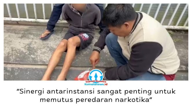 
 Subdit II Ditresnarkoba Polda Kaltim mengamankan tersangka narkotika berinisial AN (37), warga Kukar, di Jalan Pupuk Utara III, Kelurahan Damai Bahagia, Balikpapan Selatan, Kamis (13/8/2026). Foto: M Hilmansyah.