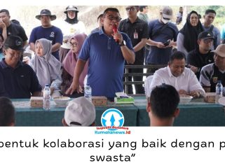 Wakil Wali Kota Samarinda, Saefuddin Zuhri, mengapresiasi pelaksanaan Fun Swimming Kejuaraan Renang Antarpelajar 2026 sebagai bagian dari upaya pembinaan dan pengembangan prestasi atlet muda. Ia menyebut kejuaraan tersebut juga menghadirkan kelas prestasi bagi atlet untuk menunjukkan kemampuan terbaiknya. Foto: KONI Samarinda.