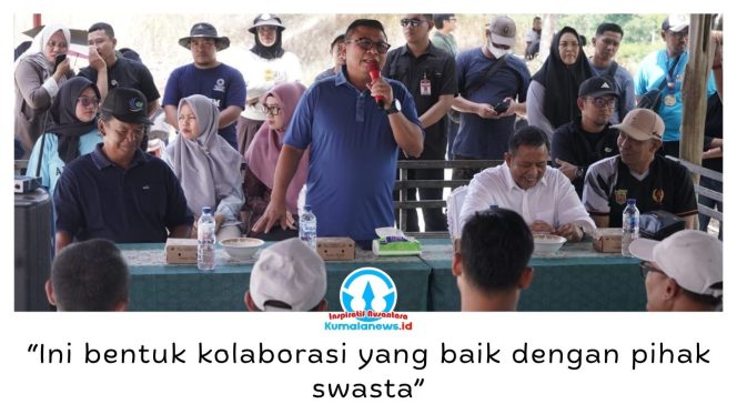 
 Wakil Wali Kota Samarinda, Saefuddin Zuhri, mengapresiasi pelaksanaan Fun Swimming Kejuaraan Renang Antarpelajar 2026 sebagai bagian dari upaya pembinaan dan pengembangan prestasi atlet muda. Ia menyebut kejuaraan tersebut juga menghadirkan kelas prestasi bagi atlet untuk menunjukkan kemampuan terbaiknya. Foto: KONI Samarinda.