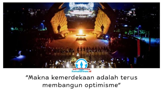 Kepala Otorita IKN Basuki Hadimuljono memimpin Upacara Malam Renungan Suci jelang HUT ke-81 RI di Taman Kusuma Bangsa, Nusantara, Minggu (16/8/2026). Upacara diikuti sekitar 400 peserta dari jajaran Otorita IKN, DWP, mitra, dan insan media. Foto: Humas Otorita Ibu Kota Nusantara.