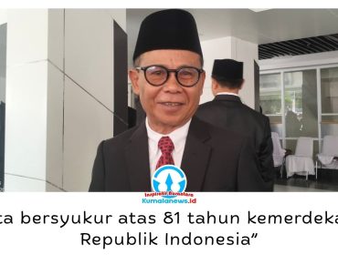 Ketua FKUB Kota Samarinda, Syaparudin, mengajak masyarakat memperkuat persatuan, kerukunan, dan komitmen kebangsaan dalam momentum HUT ke-81 RI. Pesan tersebut disampaikannya usai mengikuti Upacara Detik-Detik Proklamasi di Lapangan Parkir GOR Segiri Samarinda, Senin (17/8/2026). Foto: Yana Ashari.