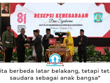 Pemerintah Kota (Pemkot) Balikpapan menggelar Resepsi Syukuran HUT ke-81 Kemerdekaan RI di Aula Balai Kota Balikpapan, Senin (17/8/2026) malam. Kegiatan dihadiri jajaran Forkopimda, pimpinan DPRD, pejabat Pemkot, serta Paskibraka Kota Balikpapan 2026. Foto: M Hilmansyah.
