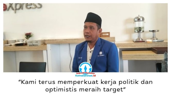 
 Ketua DPD PAN Kota Samarinda, Suparno, menegaskan pelantikan DPC menjadi momentum memperkuat konsolidasi dan kinerja kader menghadapi agenda politik mendatang. PAN Samarinda optimistis meningkatkan perolehan kursi di DPRD. Foto: Yana Ashari.
