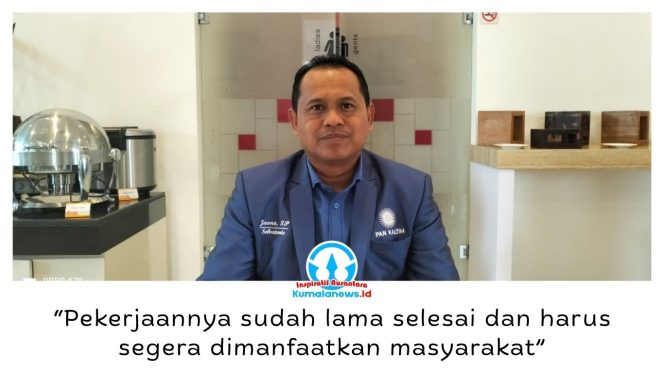 
 Anggota Komisi III DPRD Samarinda, Jasno, mendorong Pemkot segera membuka dan memfungsikan Teras Samarinda tahap II agar fasilitas yang telah rampung dapat segera dimanfaatkan masyarakat. Foto: Yana Ashari.