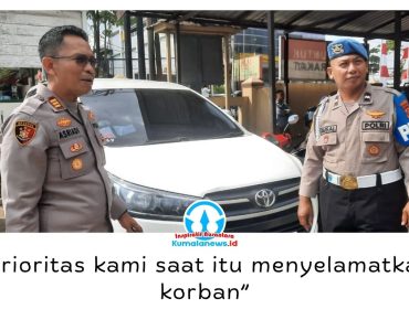 Kapolsek Samarinda Ulu, AKP Asriadi, membenarkan insiden tersebut. Ia mengatakan, peristiwa bermula dari kecelakaan lalu lintas yang melibatkan sepeda motor dan Toyota Innova berwarna putih di Jalan Juanda, Samarinda Ulu. Foto: Riduan.