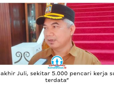 Kepala Disnaker Balikpapan, Adamin Siregar, mengatakan pendataan melalui kartu AK-1 dilakukan rutin setiap tahun untuk memetakan jumlah dan perkembangan pencari kerja di Kota Balikpapan. Foto: M Hilmansyah.