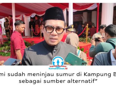 Direktur Utama PTMB Balikpapan, Yudhi Saharuddin, mengatakan sumur masyarakat di kawasan Kampung Baru berpotensi menjadi sumber air alternatif dengan debit sekitar 20 liter per detik untuk mendukung pasokan air bersih. Foto: M Hilmansyah.