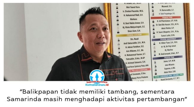Ketua Komisi III DPRD Kota Samarinda, Deni Hakim Anwar, mengatakan studi komparasi menjadi momentum bertukar pengalaman terkait pengelolaan lingkungan dan penataan wilayah. Menurutnya, perbedaan karakteristik Balikpapan dan Samarinda membutuhkan strategi penanganan lingkungan yang sesuai dengan kondisi masing-masing daerah. Foto: Yana Ashari.