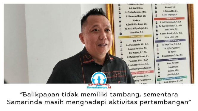 
 Ketua Komisi III DPRD Kota Samarinda, Deni Hakim Anwar, mengatakan studi komparasi menjadi momentum bertukar pengalaman terkait pengelolaan lingkungan dan penataan wilayah. Menurutnya, perbedaan karakteristik Balikpapan dan Samarinda membutuhkan strategi penanganan lingkungan yang sesuai dengan kondisi masing-masing daerah. Foto: Yana Ashari.