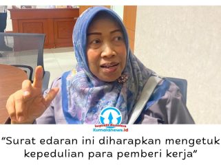 Wakil Ketua Komisi IV DPRD Kota Samarinda, Sri Puji Astuti, mengatakan audiensi tersebut membahas penguatan perlindungan pekerja sekaligus menjadi momentum perkenalan Murniati sebagai Kepala Kantor Cabang BPJS Ketenagakerjaan Samarinda yang baru, menggantikan Budi Wahyudi. Foto: Yana Ashari.