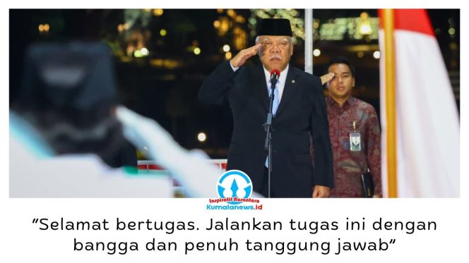 
 Kepala Otorita IKN, Basuki Hadimuljono, mengukuhkan 52 anggota Paskibra yang akan bertugas pada Upacara HUT ke-81 RI di Kantor Otorita IKN, Nusantara, Jumat (14/8/2026). Foto: Humas Otorita IKN.
