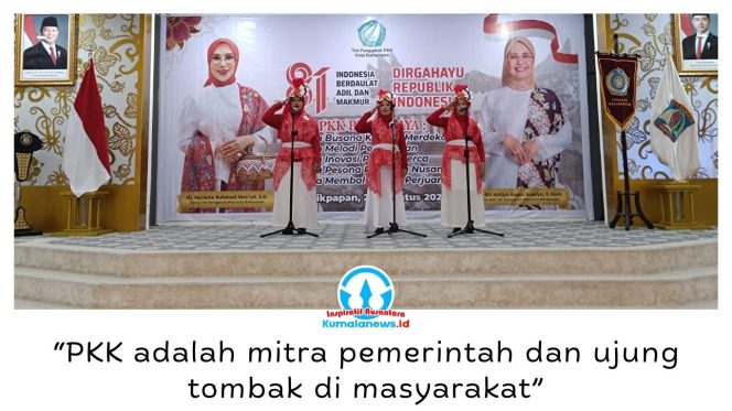 
 Ketua TP PKK Kota Balikpapan, Nurlena Rahmad Mas’ud, mengatakan kegiatan tersebut menjadi momentum bagi para kader untuk mempererat kebersamaan sekaligus memperkuat peran PKK dalam pembangunan keluarga dan masyarakat. Foto: M Hilmansyah.