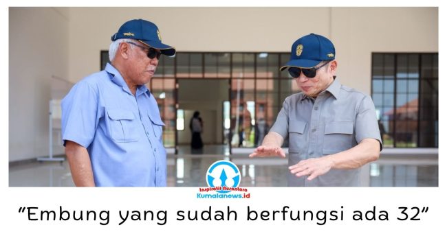 Kepala Otorita IKN, Basuki Hadimuljono, menerima kunjungan Menteri PPN/Kepala Bappenas periode 2019–2024, Suharso Monoarfa, di KIPP Nusantara, Kamis (20/8/2026), untuk meninjau perkembangan pembangunan IKN. Foto: Humas Otorita Ibu Kota Nusantara.
