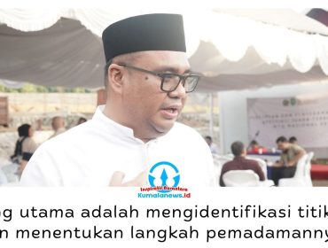 Bupati Kukar Aulia Rahman Basri mengatakan, penanganan karhutla dilakukan secara terpadu melalui koordinasi BPBD Kukar, instansi kehutanan, dan BNPB, diawali dengan identifikasi titik api untuk menentukan langkah pemadaman yang tepat. Foto: Fairuzzabady.