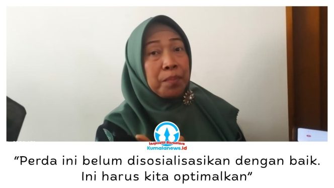 
 DPRD Kota Samarinda menyoroti belum optimalnya implementasi Perda Nomor 3 Tahun 2020 tentang P4GN. Wakil Ketua Komisi IV DPRD Samarinda, Sri Puji Astuti, menyampaikan hal itu usai audiensi bersama BNN Kota Samarinda, Dinas Pendidikan, dan DP2PA, Kamis (20/8/2026), yang membahas penguatan pencegahan dan edukasi narkotika di sekolah maupun masyarakat. Foto: Yana Ashari.