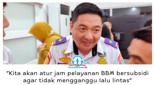 Kepala Dishub Kota Balikpapan, Muhammad Fadli Pathurrahman, menyebut pengaturan jam pelayanan BBM bersubsidi menjadi salah satu strategi untuk mengurai antrean dan menjaga kelancaran lalu lintas. Foto: M Hilmansyah.