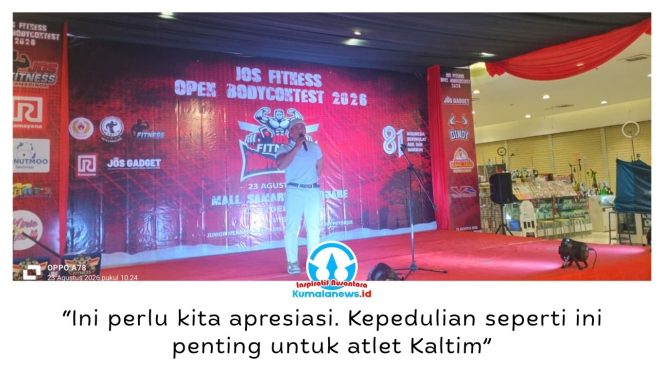 
 Ketua Harian Pengprov PBFI Kaltim, Hendra Radinal Ari, mengatakan kompetisi fitness menjadi wadah penting untuk mengasah kemampuan, membangun mental bertanding, dan mendukung regenerasi atlet di daerah. Foto: Yana Ashari.