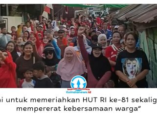 Ketua Panitia Jalan Sehat, Rizal Firnanda, mengatakan kegiatan tersebut menjadi momentum mempererat kebersamaan warga sekaligus memeriahkan HUT ke-81 RI dengan tema “Indonesia Berdaulat, Adil dan Makmur.” Foto: Panpel.