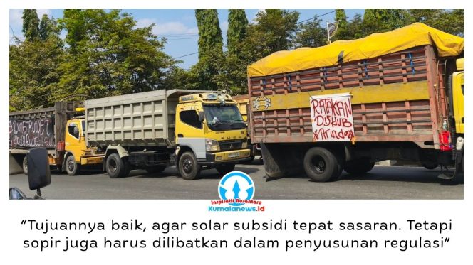 
 Sekretaris Komisi I DPRD Kota Samarinda, Ronal Stephen Lonteng, mengatakan Pemkot Samarinda bersama OPD terkait, khususnya Dishub, tengah menata mekanisme antrean dan kupon pembelian solar subsidi. Foto: Hanafi.