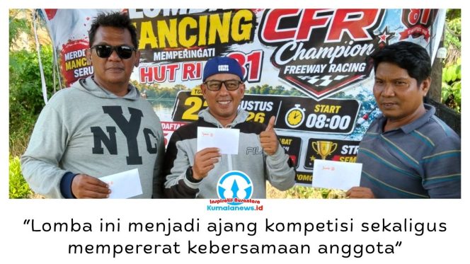 
 Semarak HUT ke-81 RI, CFR Samarinda Gelar Lomba Mancing Antaranggota