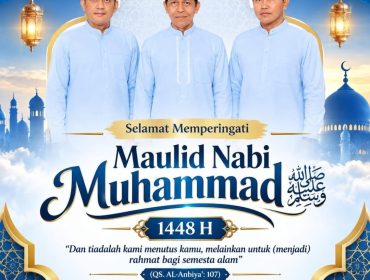 KONI KOTA SAMARINDA mengucapkan Selamat Memperingati Maulid Nabi Muhammad SAW 1448 H.