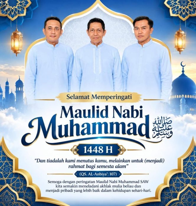 
 KONI KOTA SAMARINDA mengucapkan Selamat Memperingati Maulid Nabi Muhammad SAW 1448 H.
