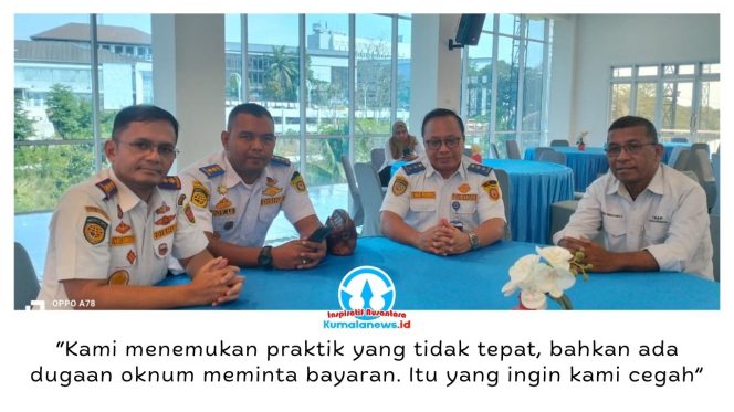
 Kepala Dishub Kota Samarinda, Hotmarulitua Manalu, menjelaskan mekanisme baru pengaturan kupon Biosolar subsidi saat Sosialisasi Perda Nomor 6 Tahun 2026 tentang Penyelenggaraan Transportasi di Bapperida Samarinda, Rabu (26/8/2026). Foto: Yana Ashari.