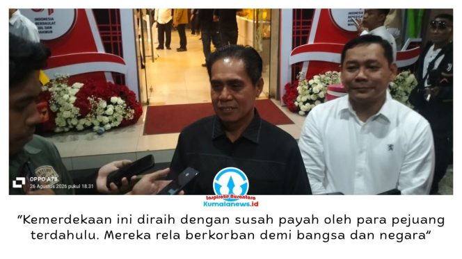 
 Ketua DPRD Samarinda Helmi Abdullah mengajak masyarakat menjadikan HUT ke-81 RI sebagai momentum mengenang jasa pahlawan dan mengisi kemerdekaan melalui kerja nyata serta pengabdian kepada masyarakat. Foto: Yana Ashari.
