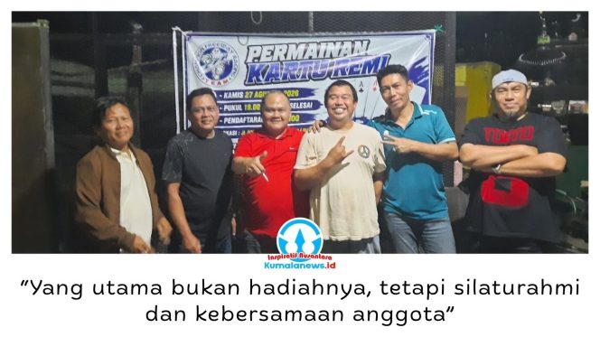 
 Komunitas anak motor Champion Freeway Racing (CFR) Samarinda menggelar pertandingan kartu remi antaranggota sebagai ajang mempererat silaturahmi dan menjaga kekompakan. Komunitas yang telah membangun kebersamaan sejak 1989 ini menjadikan kegiatan tersebut sebagai momentum berkumpul dan bernostalgia.