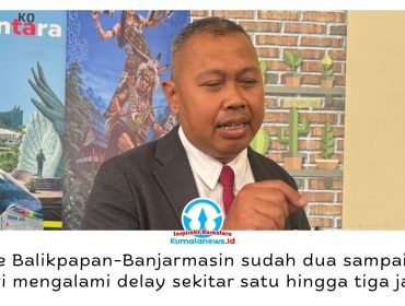 Karhutla di sejumlah wilayah Kalimantan turut berdampak pada penerbangan dari Bandara SAMS Sepinggan Balikpapan, khususnya rute Banjarmasin dan Pontianak. General Manager Bandara SAMS Sepinggan, Iwan Winaya Mahdar, menyebut keterlambatan terjadi akibat dampak cuaca dan jarak pandang di bandara asal, bukan kondisi di Balikpapan. Foto: M Hilmansyah.