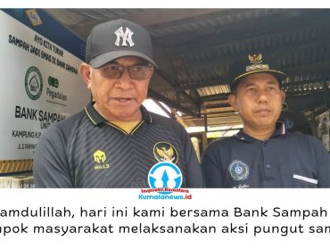 Ketua Fraksi Partai NasDem DPRD Kota Samarinda, Joha Fajal, mendorong masyarakat membangun kebiasaan hidup bersih melalui aksi peduli lingkungan dan pungut sampah di Kecamatan Palaran, Samarinda. Foto: Yana Ashari.