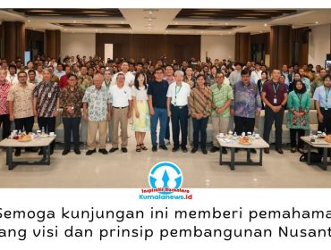 Rangkaian kunjungan Delegasi ICAPPS 2026 di Nusantara diawali dengan kunjungan ke Kantor Balai Kota Otorita IKN, dilanjutkan Panel Expert Discussion, dan ditutup dengan penanaman jejak hijau sebagai bagian dari komitmen terhadap pembangunan berkelanjutan. Foto: Humas Otorita Ibu Kota Nusantara.