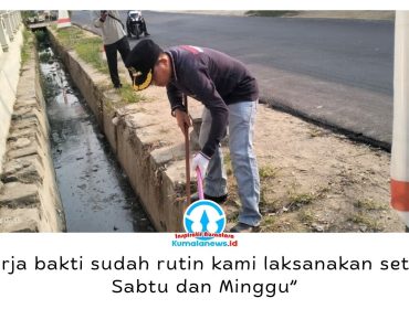 Camat Palaran, Muhammad Dahlan, mengatakan kerja bakti dan gotong royong rutin dilaksanakan setiap akhir pekan secara bergiliran di sejumlah kelurahan untuk menjaga kebersihan lingkungan. Foto: Yana Ashari.