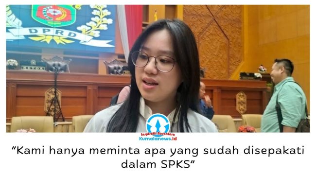 Kepala Cabang PT WATS, Nindia, mengatakan PT WATS telah menjadi investor sejak 2003, namun menilai pengelolaan diambil alih secara sepihak sejak 2011 sehingga persoalan kerja sama masih berlanjut hingga kini. Foto: Yana Ashari.
