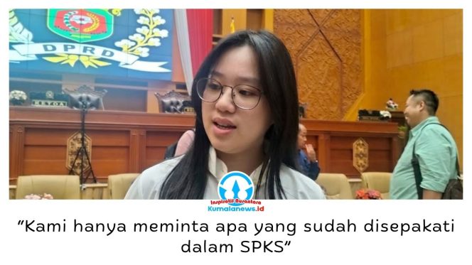 
 Kepala Cabang PT WATS, Nindia, mengatakan PT WATS telah menjadi investor sejak 2003, namun menilai pengelolaan diambil alih secara sepihak sejak 2011 sehingga persoalan kerja sama masih berlanjut hingga kini. Foto: Yana Ashari.