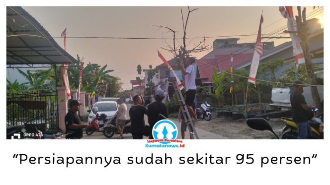 
 Persiapan Maulid Nabi Muhammad SAW oleh DPP Perhimpunan Bubuhan Banjar Kayuh Baimbai di Samarinda telah mencapai 95 persen dan dijadwalkan berlangsung Kamis malam selepas salat Isya. Foto: Yana Ashari.
