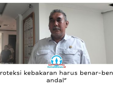 Kepala Bidang Pencegahan Disdamkarmat Kota Samarinda Zakky Anshari mengatakan, Raperda Pencegahan, Penanggulangan Kebakaran dan Penyelamatan diarahkan untuk memperkuat sistem proteksi kebakaran pada bangunan dan lingkungan. foto: Yana Ashari.