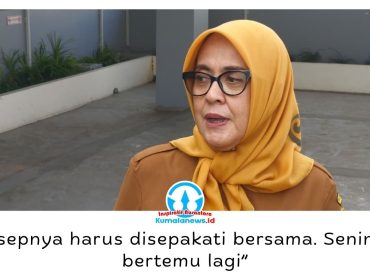Kepala Disdag Samarinda, Nurrahmani atau Yama, mengatakan penggunaan partisi dipilih karena lebih fleksibel dan mudah disesuaikan dengan kebutuhan pedagang. Penataan tersebut diupayakan tanpa mengubah konstruksi bangunan secara permanen. Foto: Ricard.